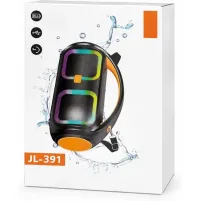 سماعة سبيكر بلوتوث محمولة JBL JL-391 | صوت ستيريو قوي وإضاءة RGB
