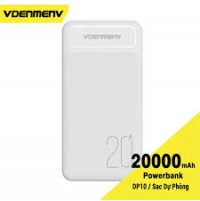 باور بانك Vdenmenv DP10 سعة 20000 مللي أمبير – مخرجين USB ومدخلين Type-C وMicro